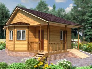 Бани из профилированного бруса
